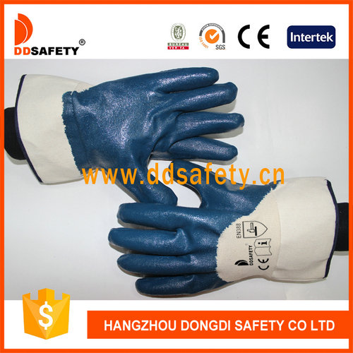 Cotton with blue nitrile glove Cotton with blue nitrile glove